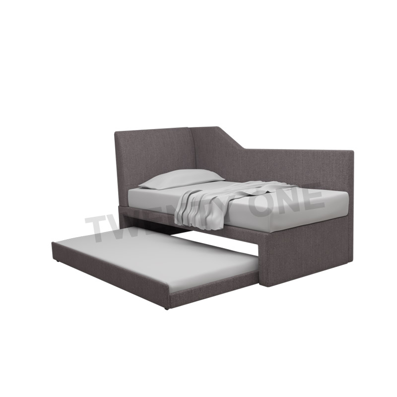 LINAS 3 IN 1 PULL OUT BED FRAME WITH DIVIDER COLOUR AVAILABLE(FABRIC)
