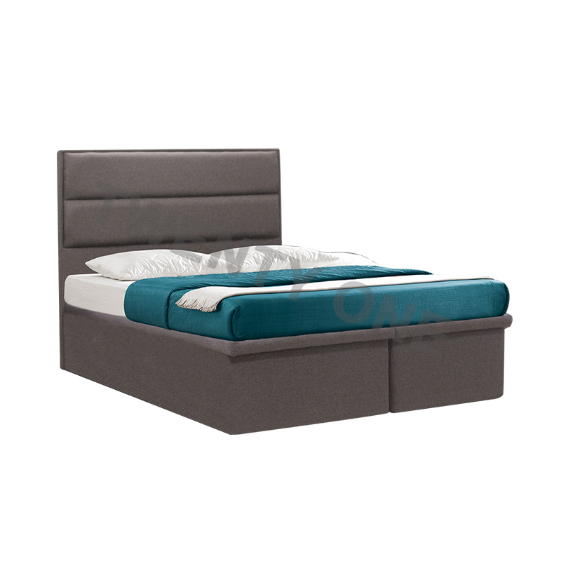 COLTON FAUX LEATHER  STORAGE BED FRAME