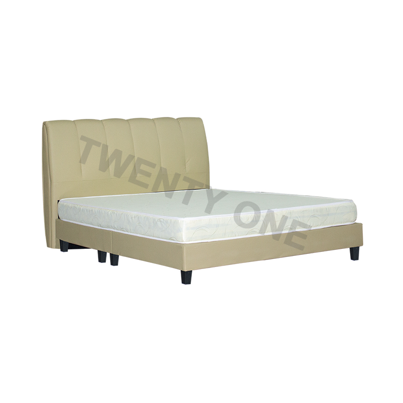 MAJURA FAUX LEATHER BED FRAME