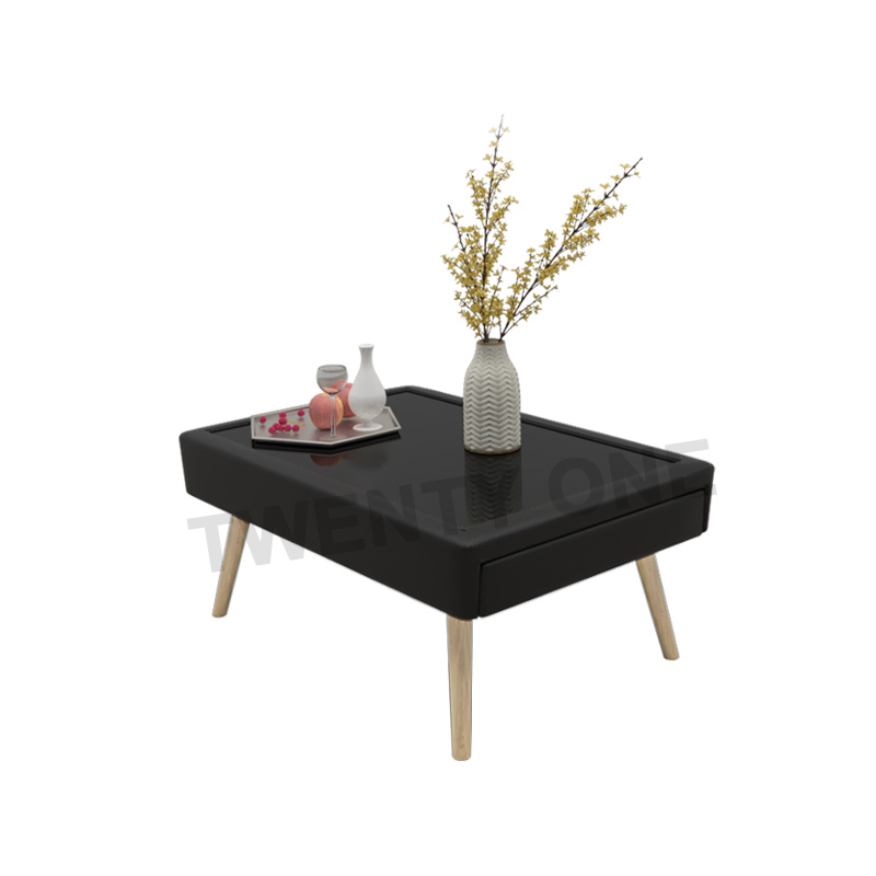 KALL FAUX LEATHER COFFICE TABLE