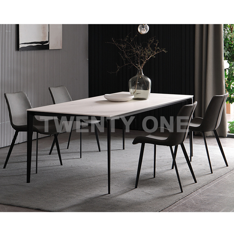 LUPIN DINING TABLE SET GREY (1+4)