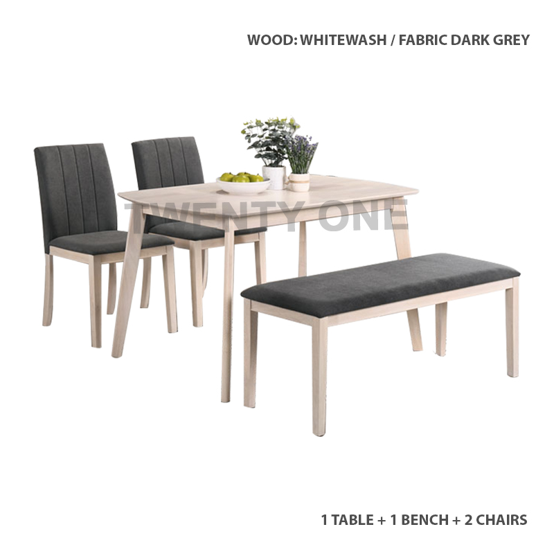 dark grey dining table