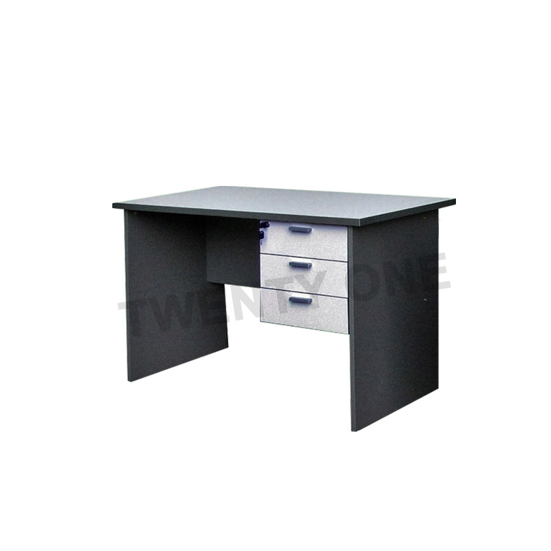VALERIE OFFICE TABLE/STUDY TABLE/WRITING DESK(GREY WITH DRAWER MODEL 1)