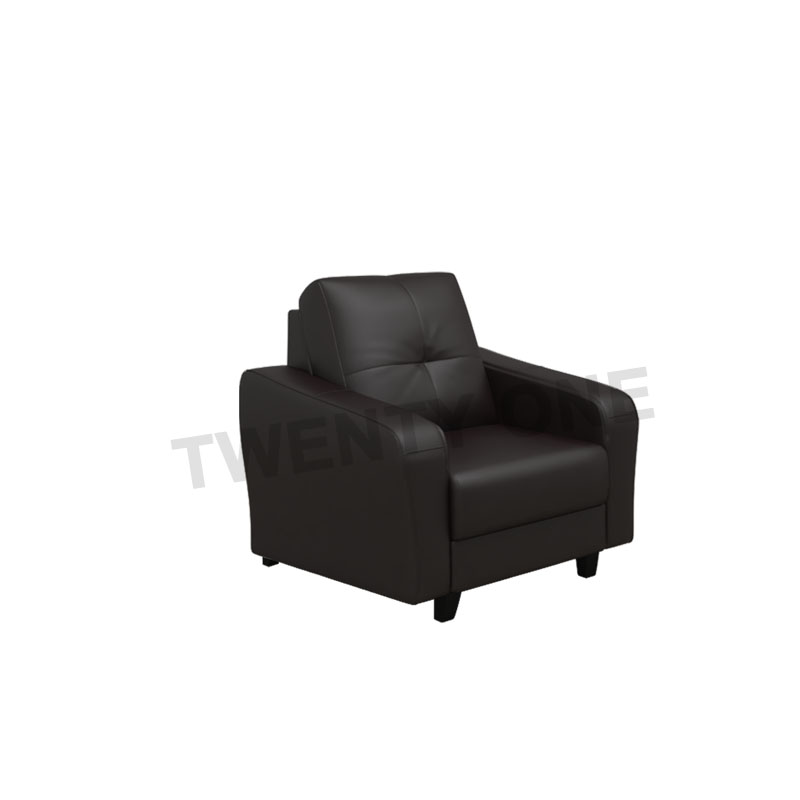 RYLEE FAUX LEATHER 1 SEATER SOFA