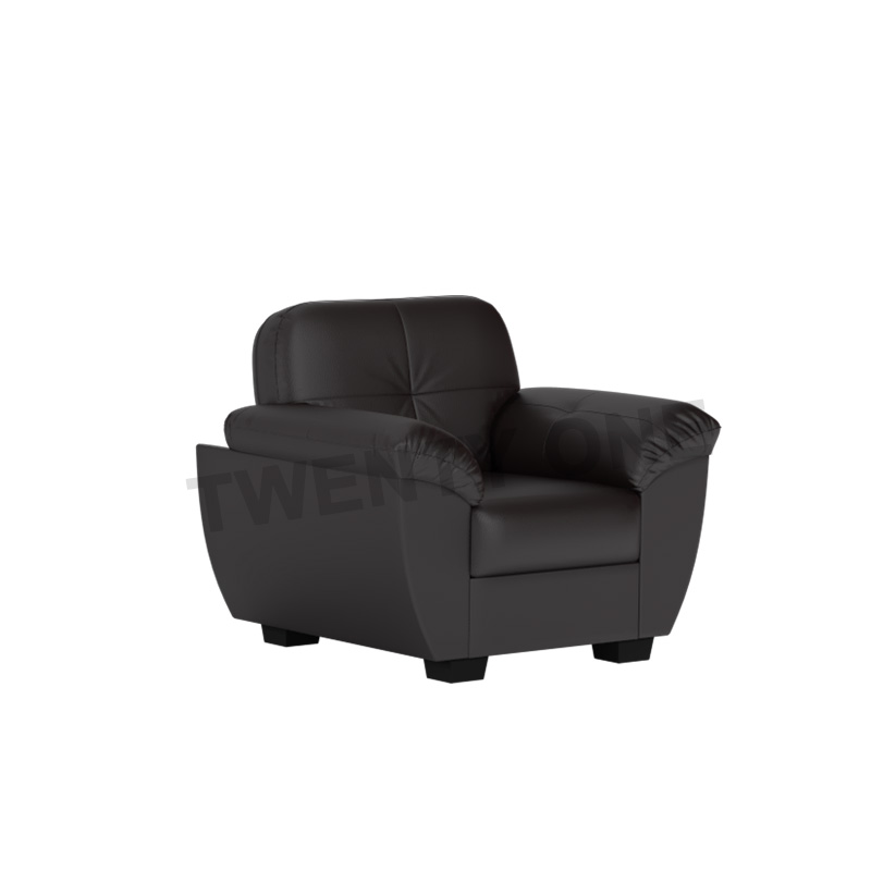 EMBERE FAUX LEATHER 1 SEATER SOFA
