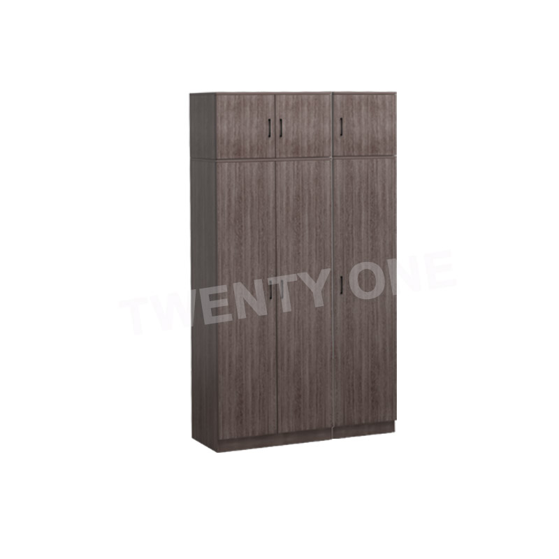 VITTONS 3 DOORS WITH TOP WARDROBE IN 2COLOUR AVAILABLE